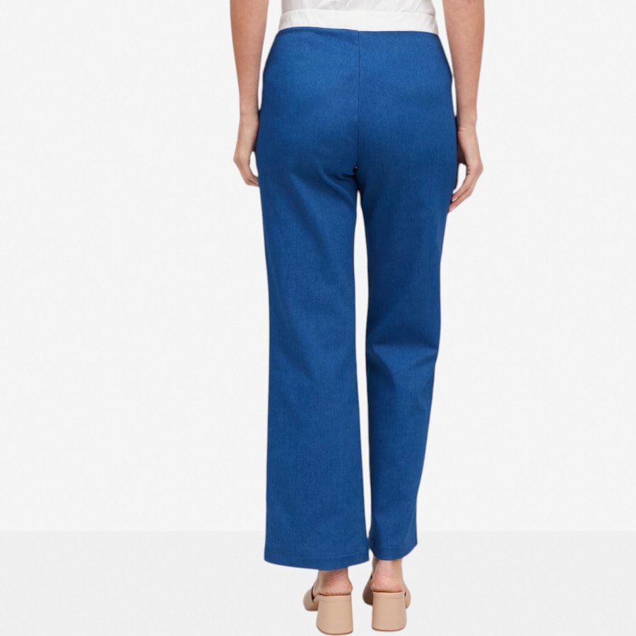 Image 121894_ALTMORE2.jpg, Product 121-894 / Price $99.99, Carrie-O Denim Knit Pull-On Pant with Contrast from Carrie O on TSC.ca's Fashion department