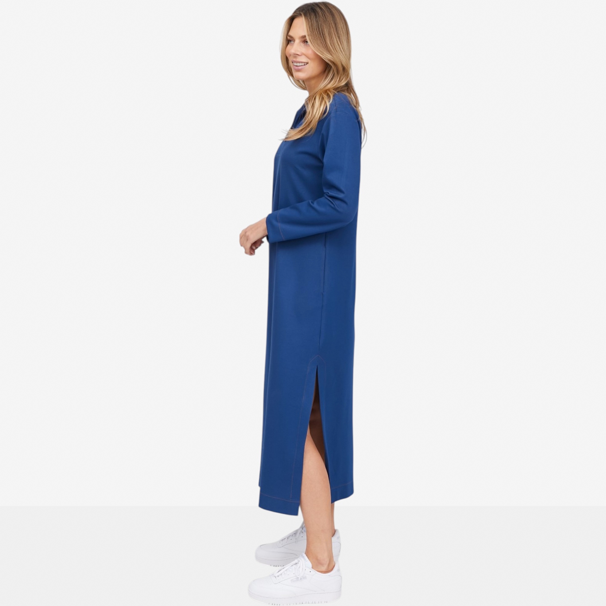 Carrie O Denim Knit Kaftan Dress - TSC.ca