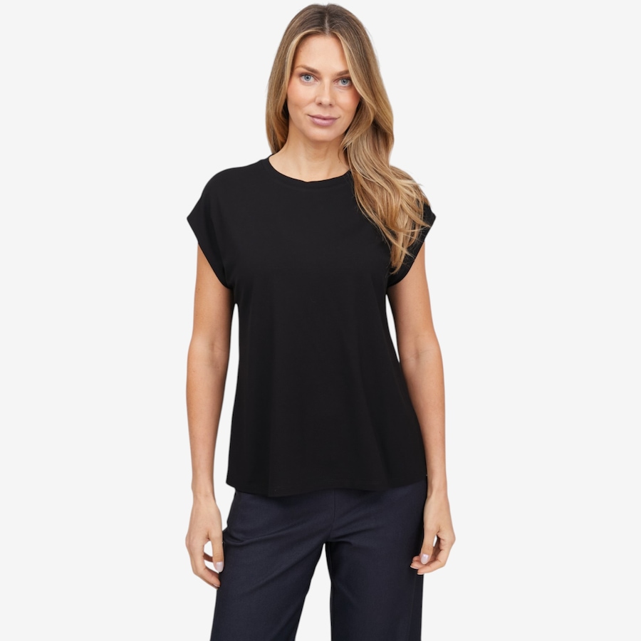 Image 121902_BLK.jpg, Product 121-902 / Price $59.99, Carrie O Essential Ultra Soft Jersey Kylie Top from Carrie O on TSC.ca's Fashion department