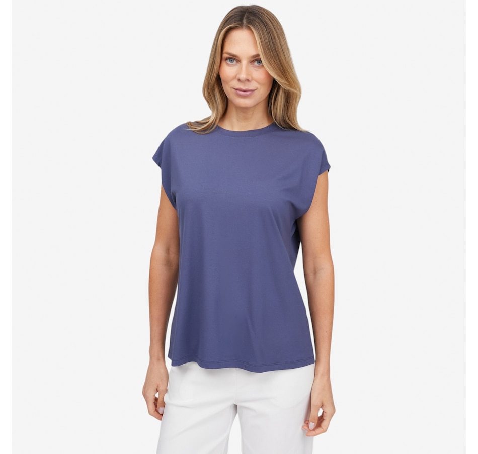 Image 121902_DNM.jpg, Product 121-902 / Price $44.99, Carrie O Essential Ultra Soft Jersey Kylie Top from Carrie O on TSC.ca's Fashion department