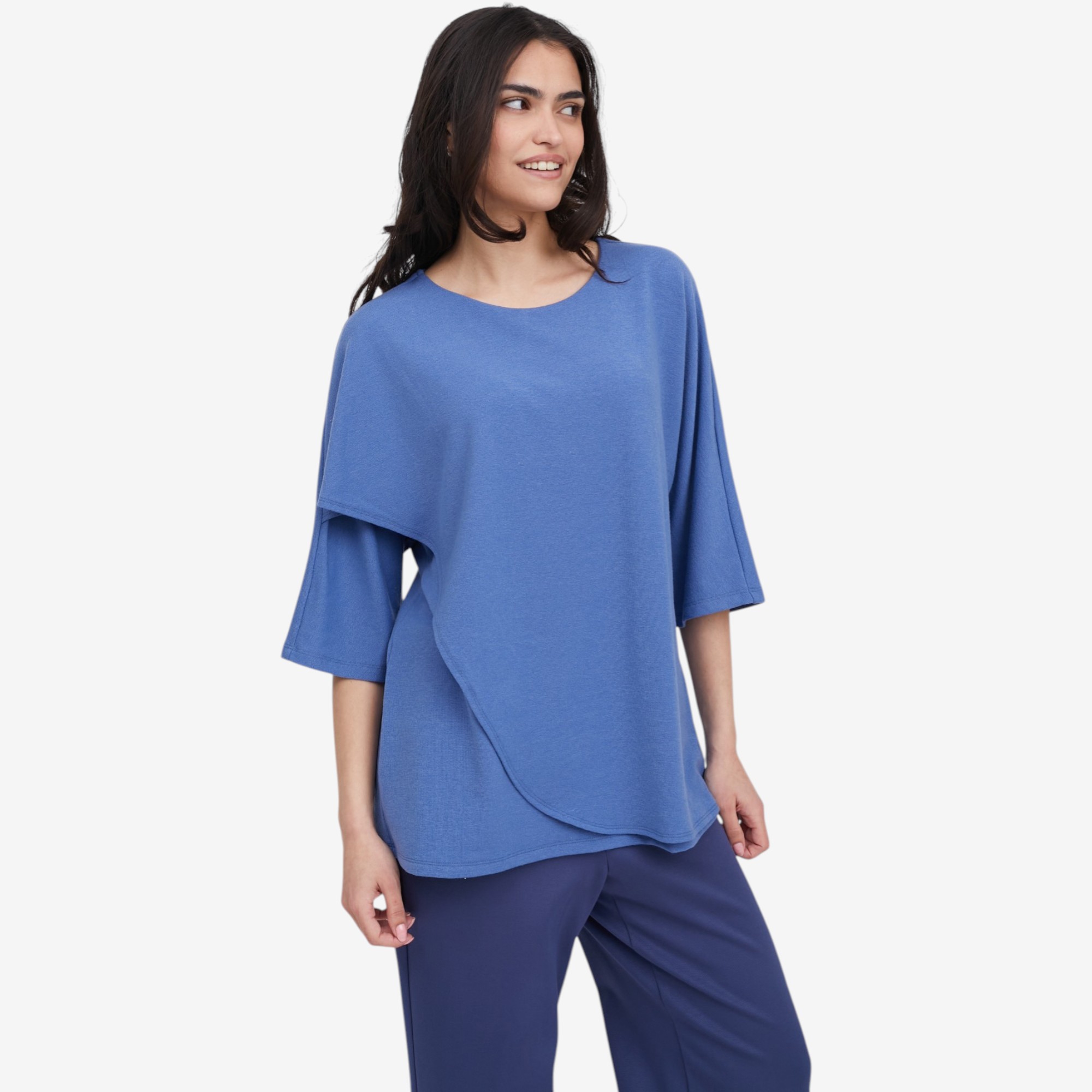 Mr. Max New Soft London Knit Dolman Sleeve Layered Top - TSC.ca