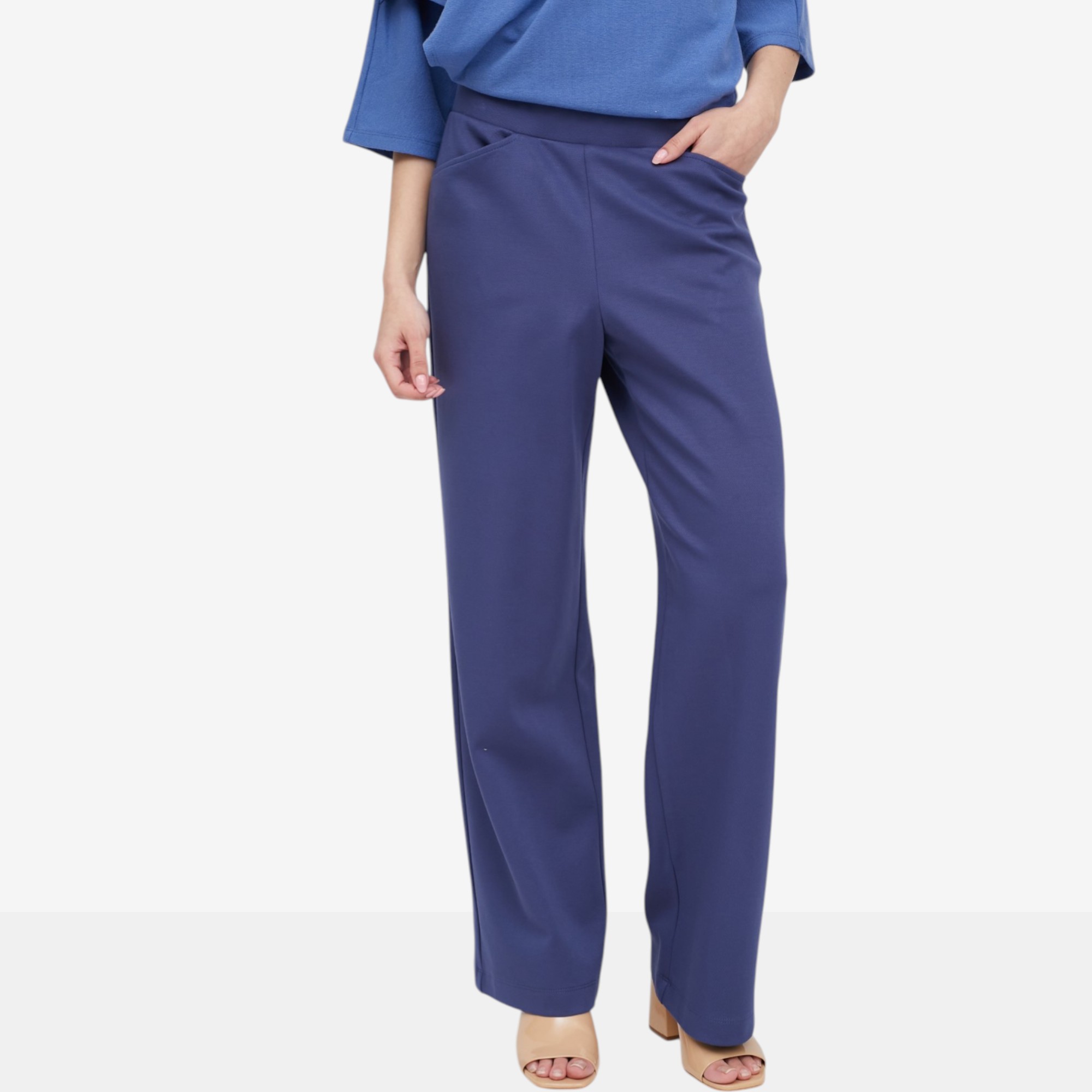 Mr. Max New Ponte Twill Soho Wide Leg Pant - TSC.ca