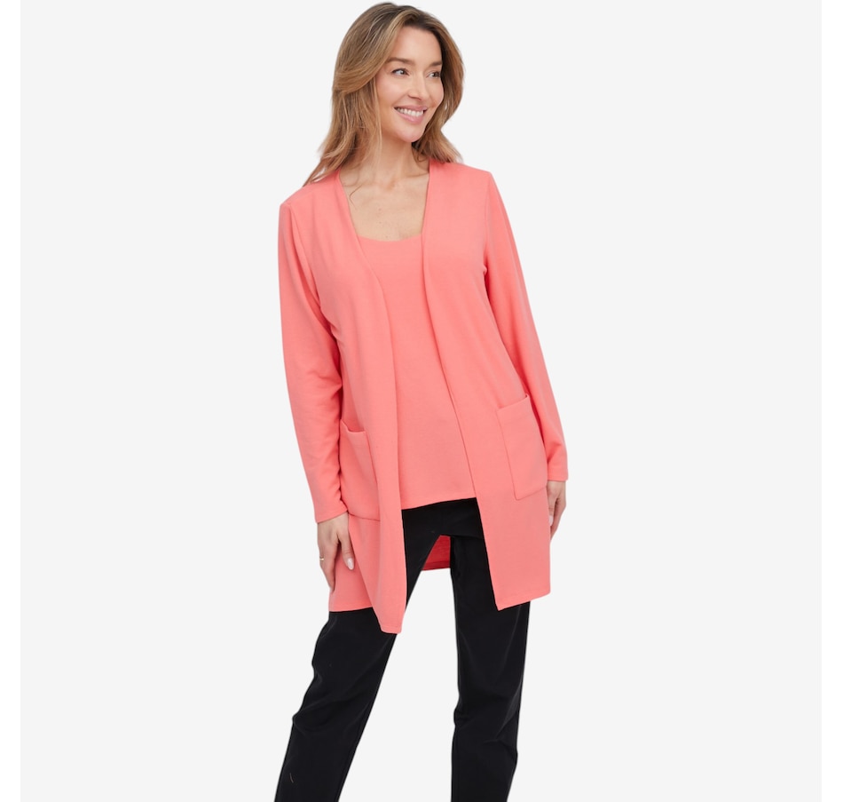 Image 121911_CRL.jpg, Product 121-911 / Price $79.99, Mr. Max New Soft London Knit Duster from Mr. Max on TSC.ca's Fashion department