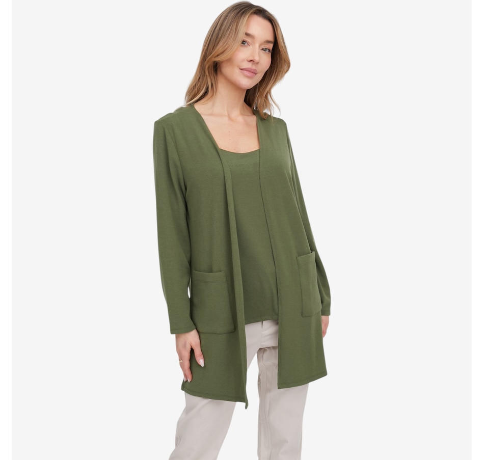 Image 121911_OLI.jpg, Product 121-911 / Price $79.99, Mr. Max New Soft London Knit Duster from Mr. Max on TSC.ca's Fashion department