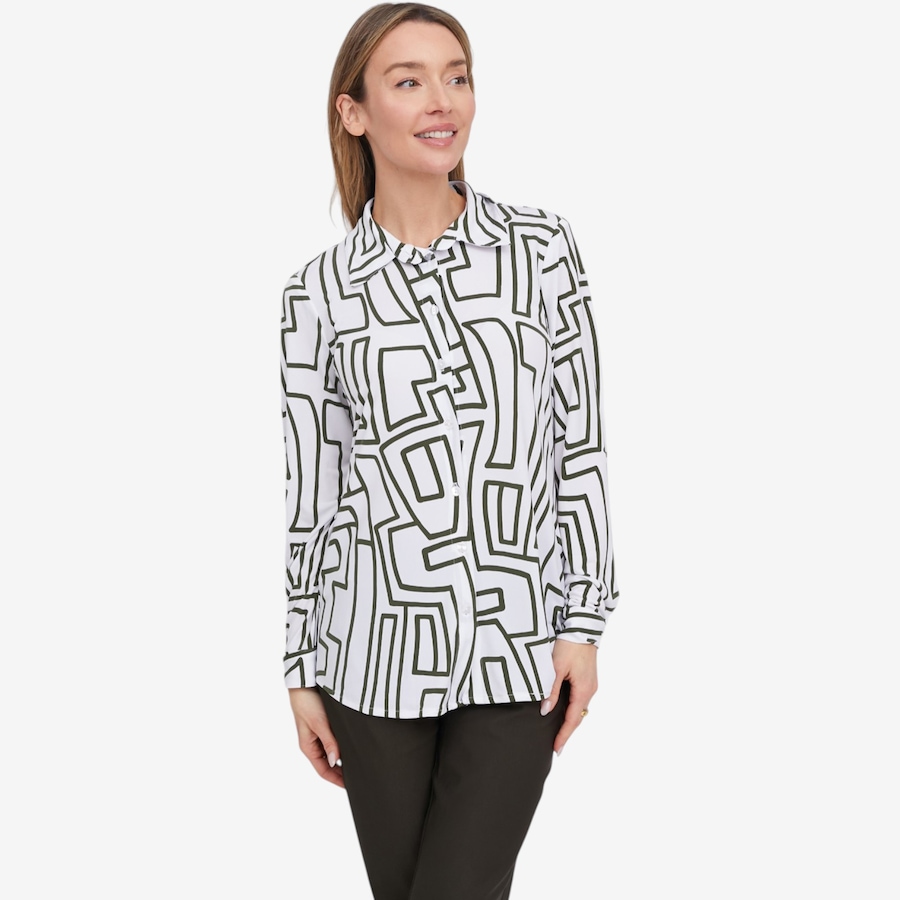 Image 121918_IVOLV.jpg, Product 121-918 / Price $39.88, Mr. Max Printed Brazil Knit Guilia Shirt from Mr. Max on TSC.ca's Fashion department