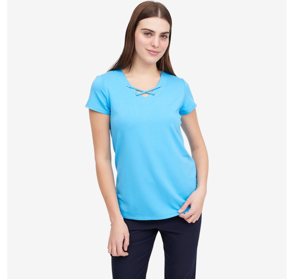 Image 121924_SKB.jpg, Product 121-924 / Price $79.99, Mr. Max Soft Touch Terry Top with Eyelet Detail from Mr. Max on TSC.ca's Fashion department