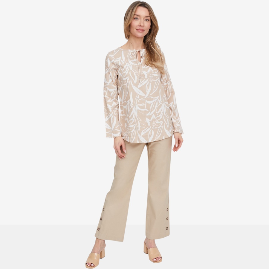 Image 121926_ALTMORE4.jpg, Product 121-926 / Price $34.88, Mr. Max Linen Look Print Top with Tie Detail from Mr. Max on TSC.ca's Fashion department