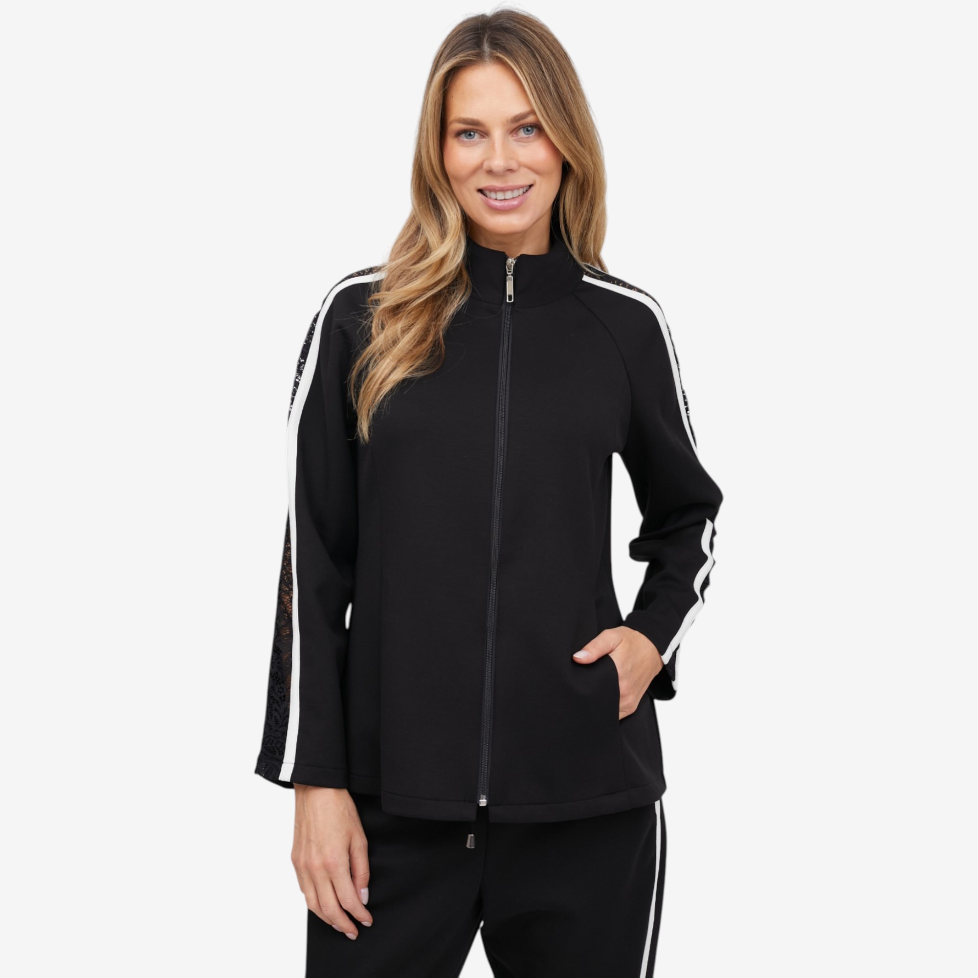 Legacy Lace Trim Zip Jacket - TSC.ca