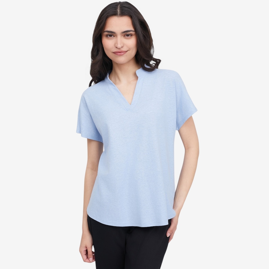 Image 121950_DYB.jpg, Product 121-950 / Price $59.88, Legacy Hemp Linen Jersey V-Neck Top from Legacy on TSC.ca's Fashion department