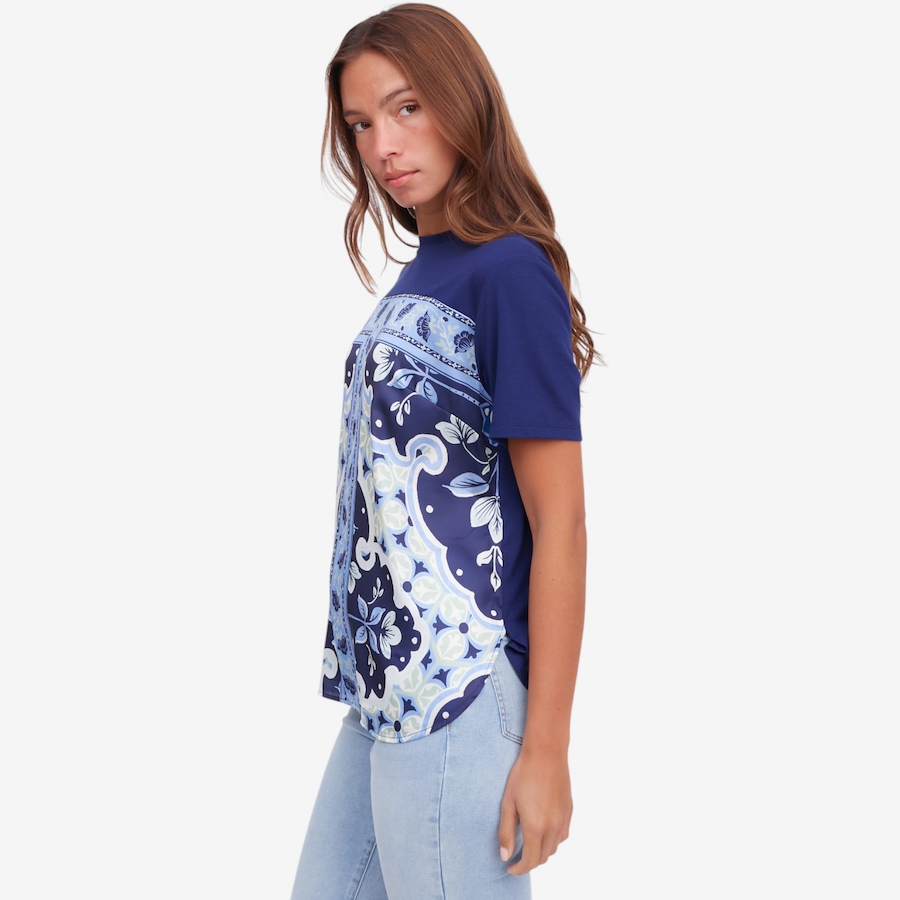 Image 121970_ALTMORE1.jpg, Product 121-970 / Price $49.88, Diane Gilman Scarf Print Tee from DG2 by Diane Gilman on TSC.ca's Fashion department