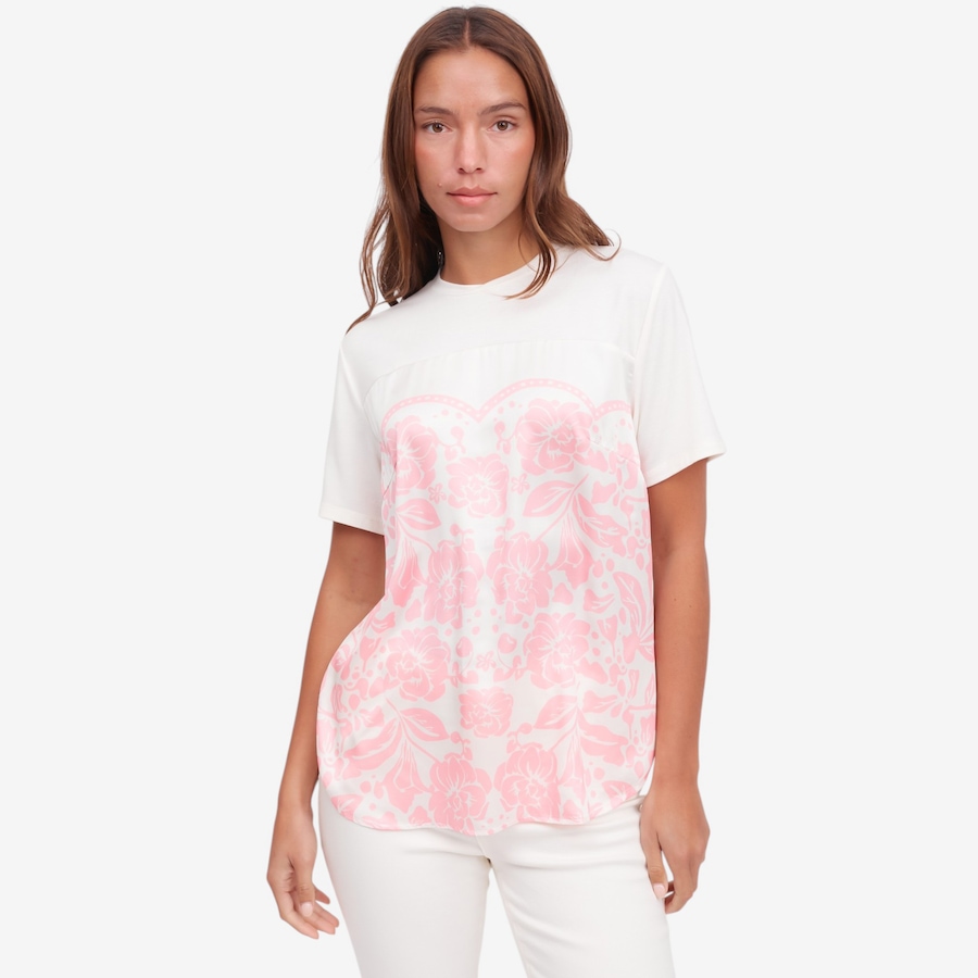 Image 121970_PEO.jpg, Product 121-970 / Price $49.88, Diane Gilman Scarf Print Tee from DG2 by Diane Gilman on TSC.ca's Fashion department