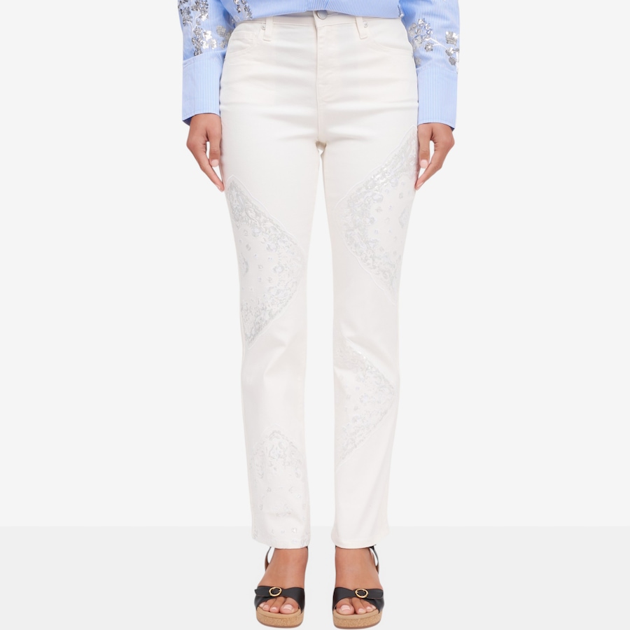 Image 121972_PO.jpg, Product 121-972 / Price $44.33, Diane Gilman Sequin Embellished Baby Bootcut Jeans from DG2 by Diane Gilman on TSC.ca's Fashion department