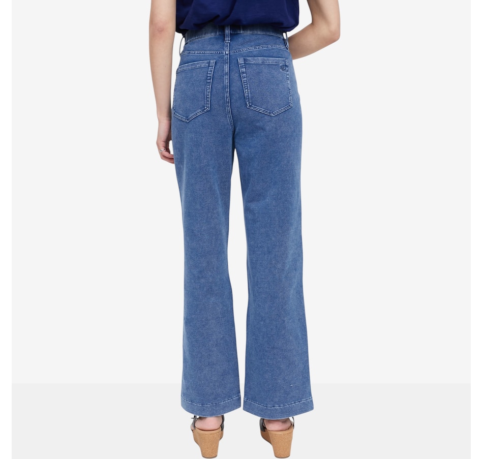 Image 121973_ALTMORE3.jpg, Product 121-973 / Price $94.99, Diane Gilman Pull-On Five Pocket Wide Leg Jean from DG2 by Diane Gilman on TSC.ca's Fashion department