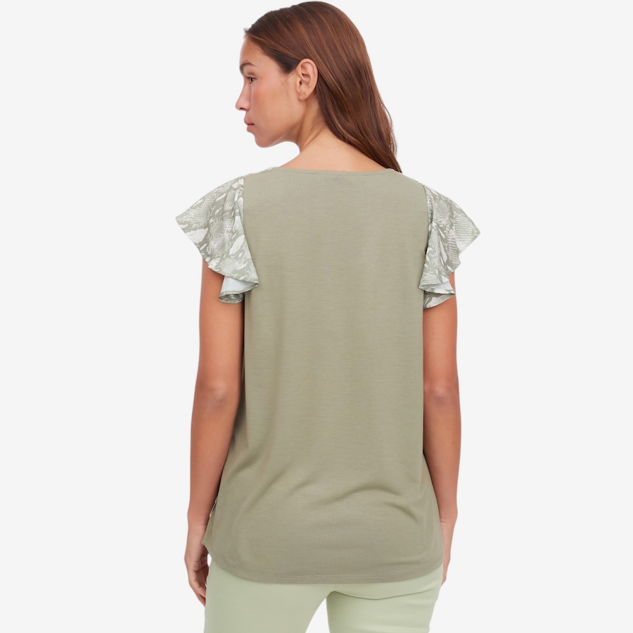Image 121974_ALTMORE3.jpg, Product 121-974 / Price $29.88, Diane Gilman Flutter Sleeve Asymmetric Easy Top from DG2 by Diane Gilman on TSC.ca's Fashion department