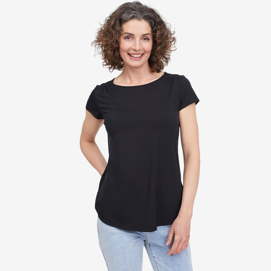 Image 121984_BLK.jpg, Product 121-984 / Price $19.33, Mr. Max Ultra Modal Essential Short Sleeve Top from Mr. Max on TSC.ca's Fashion department