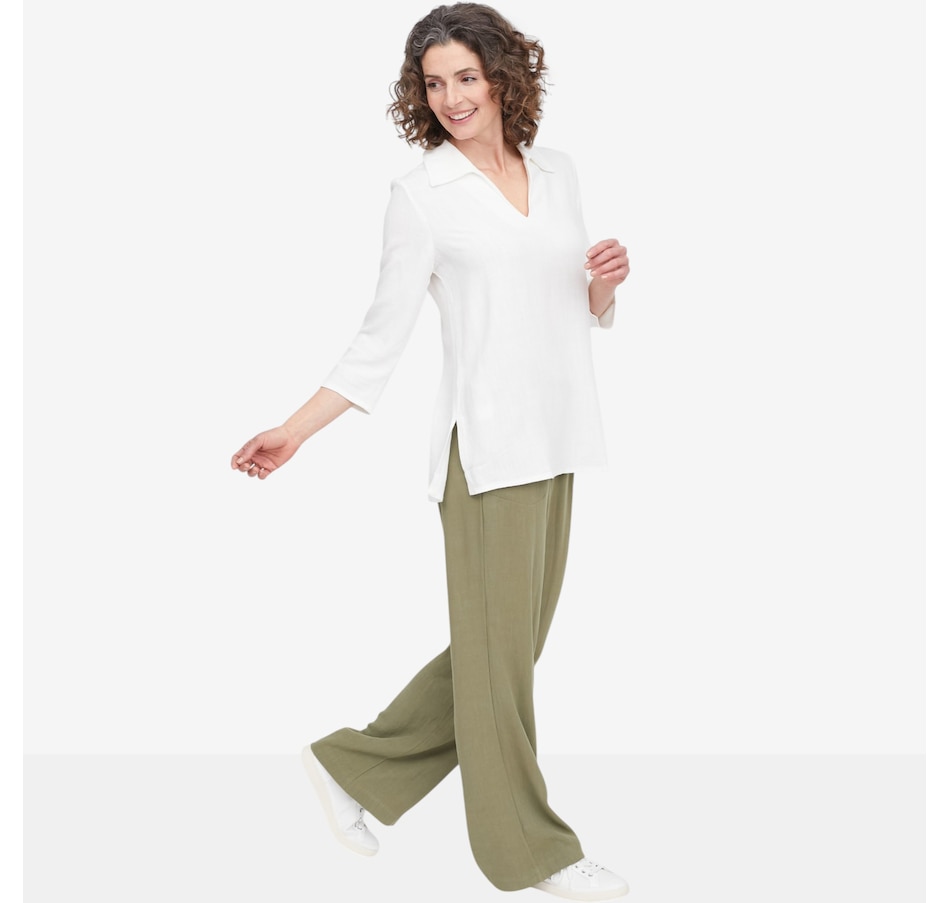 Image 121989_ALTMORE2.jpg, Product 121-989 / Price $89.99, Mr. Max Magic Linen Wide Leg Pant from Mr. Max on TSC.ca's Fashion department