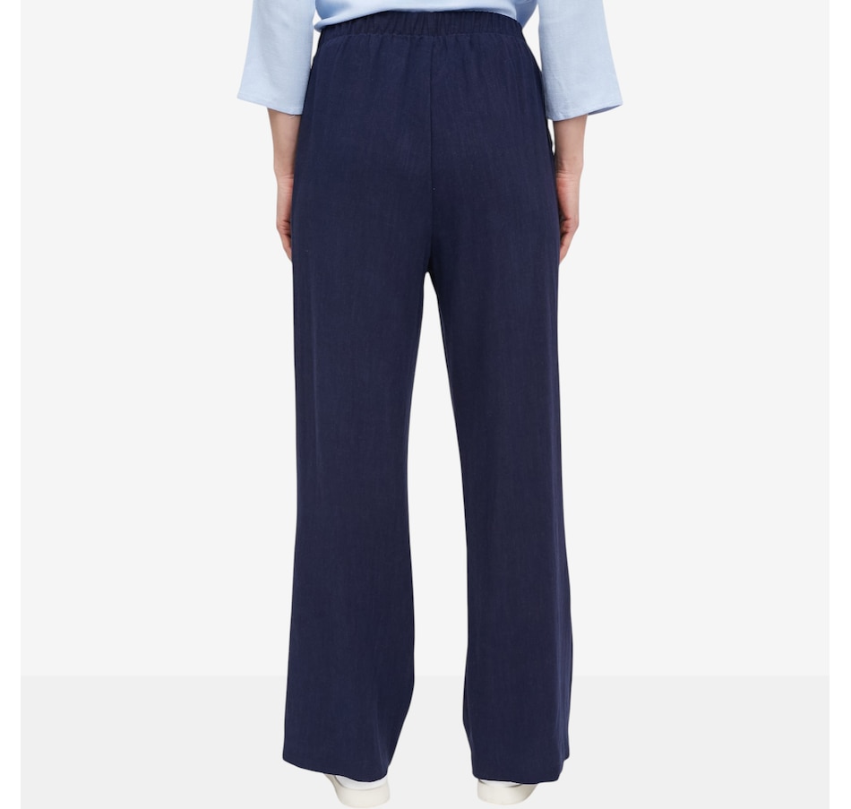 Image 121989_ALTMORE3.jpg, Product 121-989 / Price $89.99, Mr. Max Magic Linen Wide Leg Pant from Mr. Max on TSC.ca's Fashion department