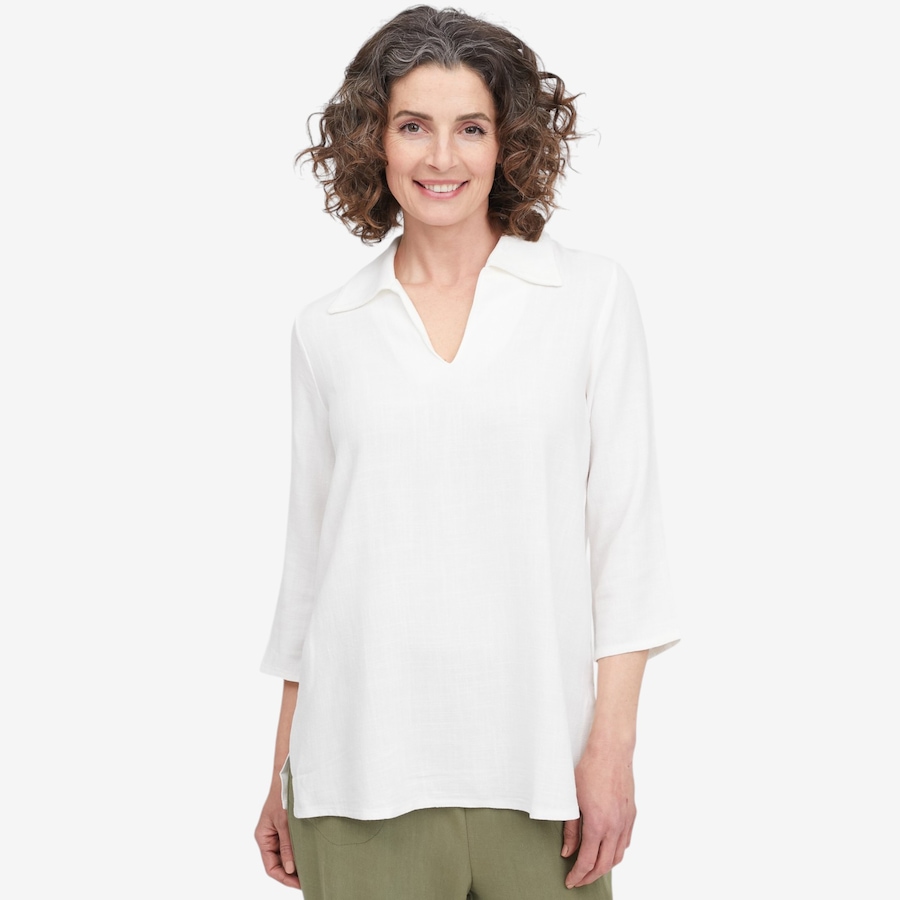 Image 121990_IVR.jpg, Product 121-990 / Price $79.99, Mr. Max Magic Linen Tunic from Mr. Max on TSC.ca's Fashion department