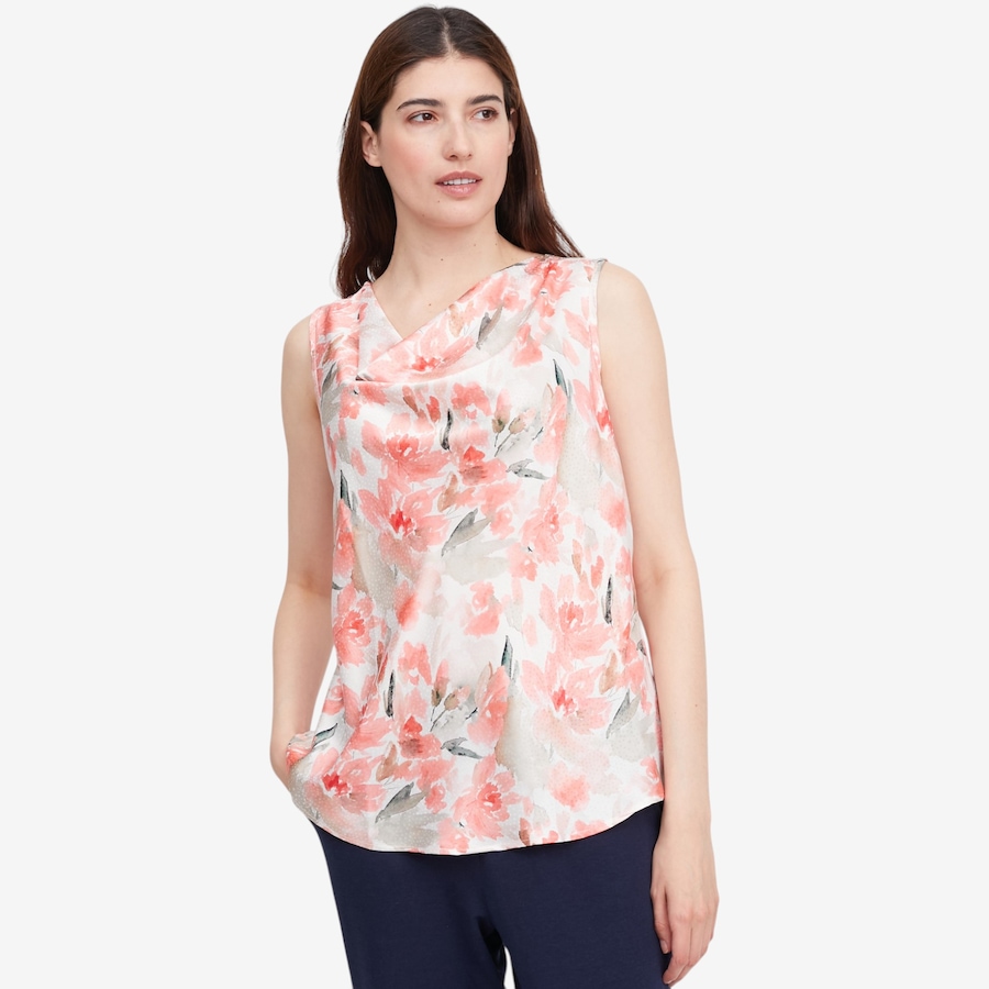 Image 122002_COMU.jpg, Product 122-002 / Price $39.88, Mr. Max Armani Jacquard Sleeveless Drape Neck Top from Mr. Max on TSC.ca's Fashion department