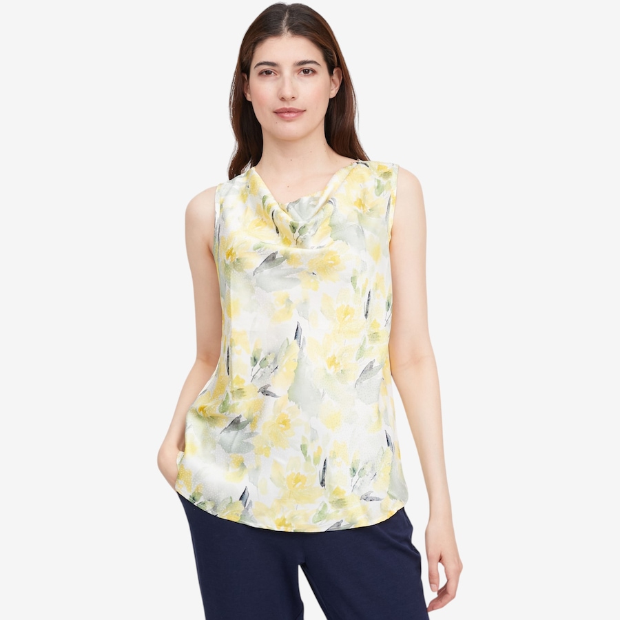 Image 122002_YMU.jpg, Product 122-002 / Price $39.88, Mr. Max Armani Jacquard Sleeveless Drape Neck Top from Mr. Max on TSC.ca's Fashion department