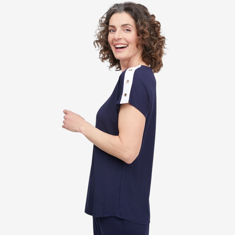 Image 122006_ALTMORE1.jpg, Product 122-006 / Price $54.88, Mr. Max Bamboo Jersey Top with Eyelet Detail from Mr. Max on TSC.ca's Fashion department
