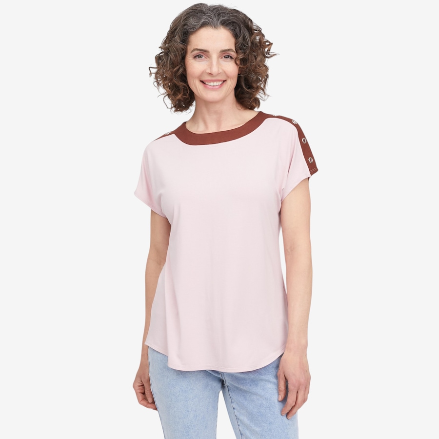 Image 122006_ROBWN.jpg, Product 122-006 / Price $54.88, Mr. Max Bamboo Jersey Top with Eyelet Detail from Mr. Max on TSC.ca's Fashion department