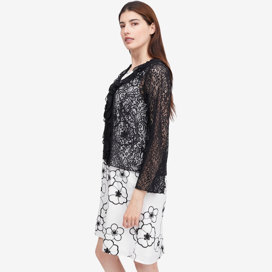 Image 122011_ALTMORE2.jpg, Product 122-011 / Price $44.88, Mr. Max Voila Lace Ruffle Cardigan from Mr. Max on TSC.ca's Fashion department