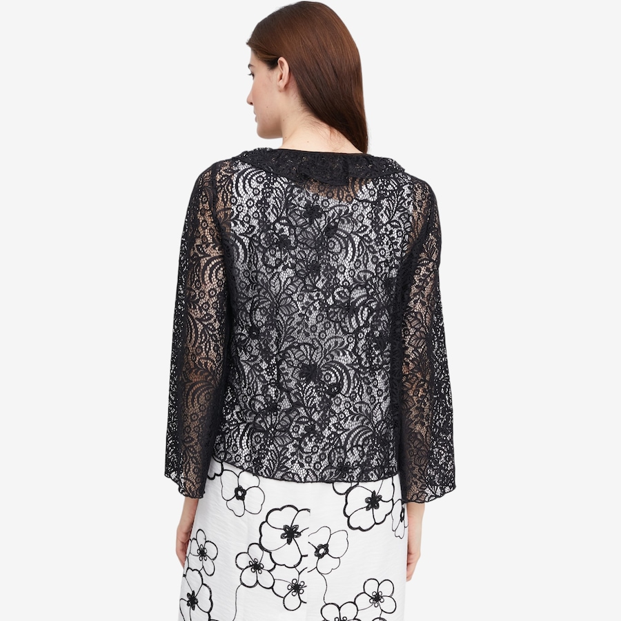 Image 122011_ALTMORE6.jpg, Product 122-011 / Price $44.88, Mr. Max Voila Lace Ruffle Cardigan from Mr. Max on TSC.ca's Fashion department