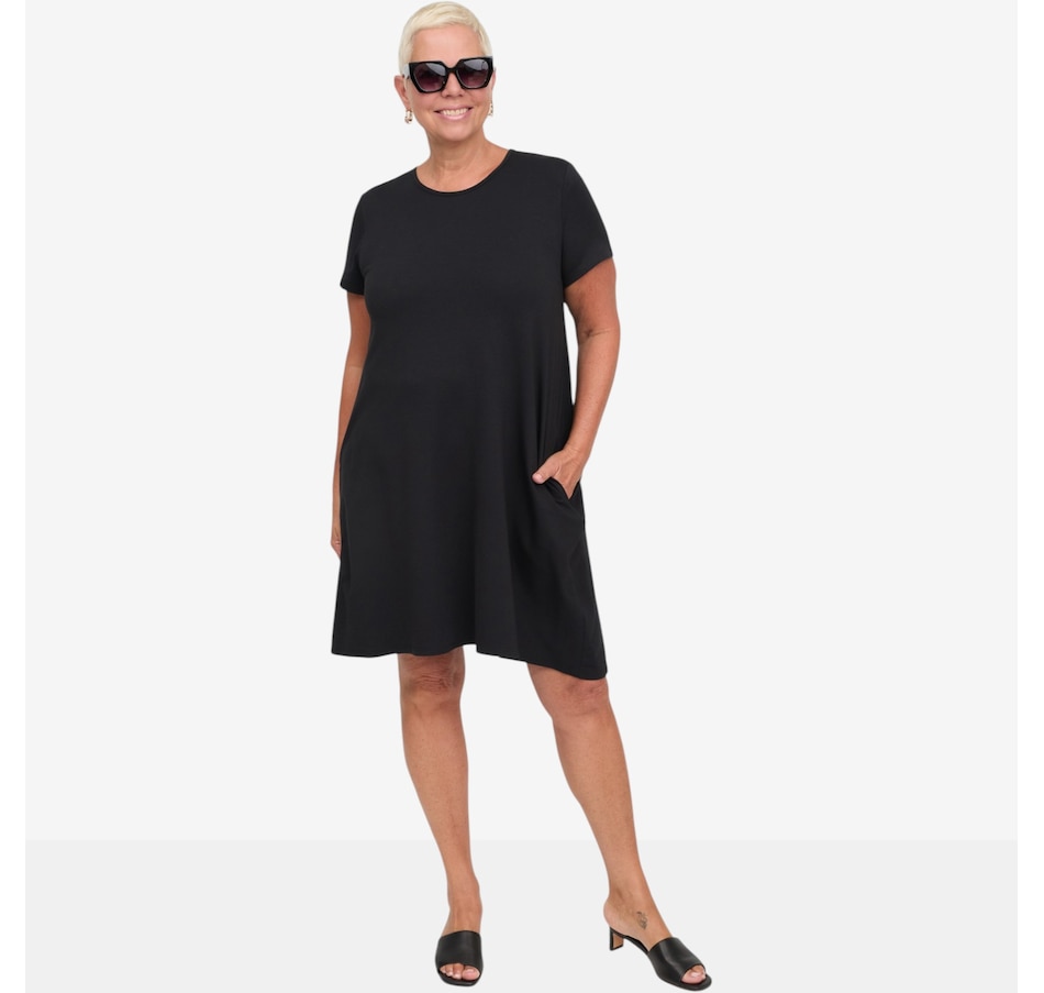 Image 122016_ALTMORE1.jpg, Product 122-016 / Price $79.99, Carrie O Bamboo Cotton Knit Los Cabos Summer Dress with Pockets from Carrie O on TSC.ca's Fashion department