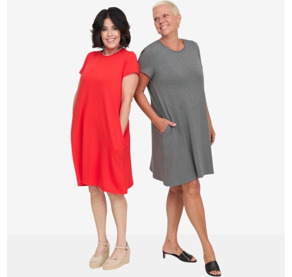 Image 122016_ALTMORE4.jpg, Product 122-016 / Price $79.99, Carrie O Bamboo Cotton Knit Los Cabos Summer Dress with Pockets from Carrie O on TSC.ca's Fashion department