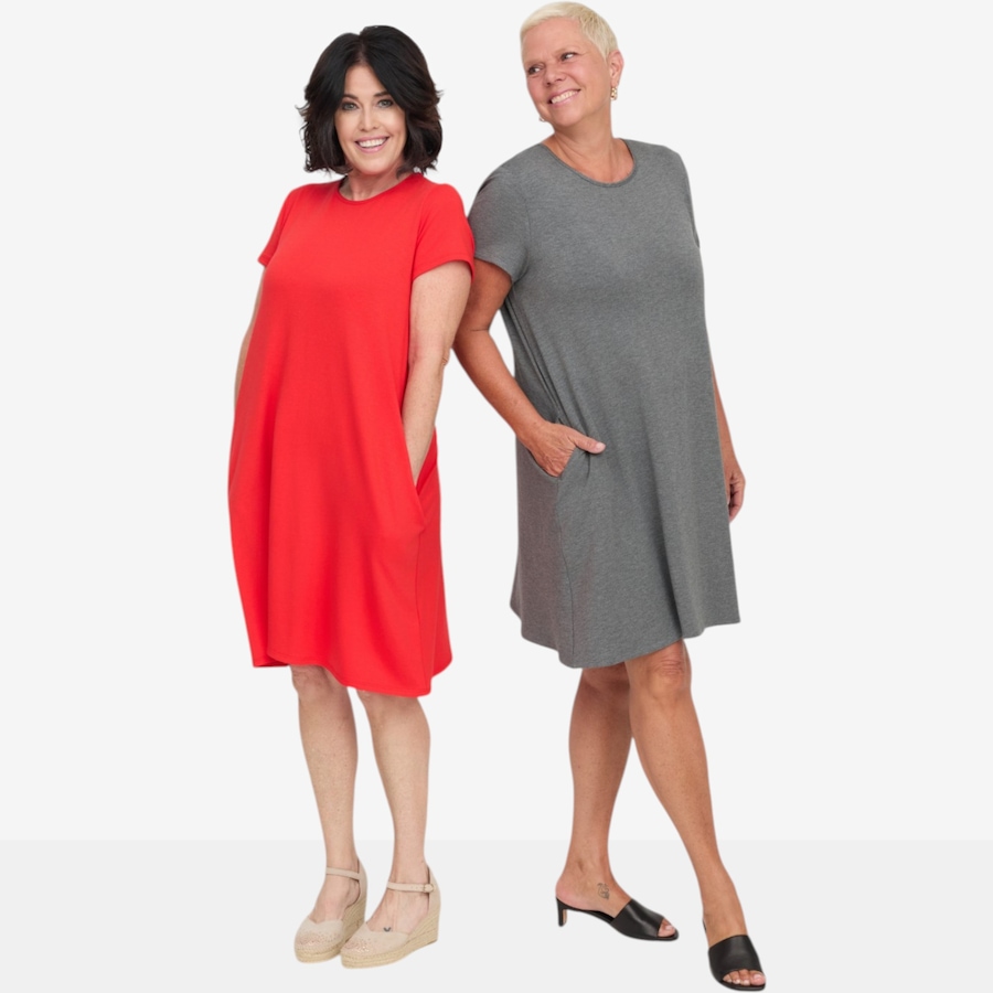 Image 122016_ALTMORE4.jpg, Product 122-016 / Price $49.88, Carrie O Bamboo Cotton Knit Los Cabos Summer Dress with Pockets from Carrie O on TSC.ca's Fashion department