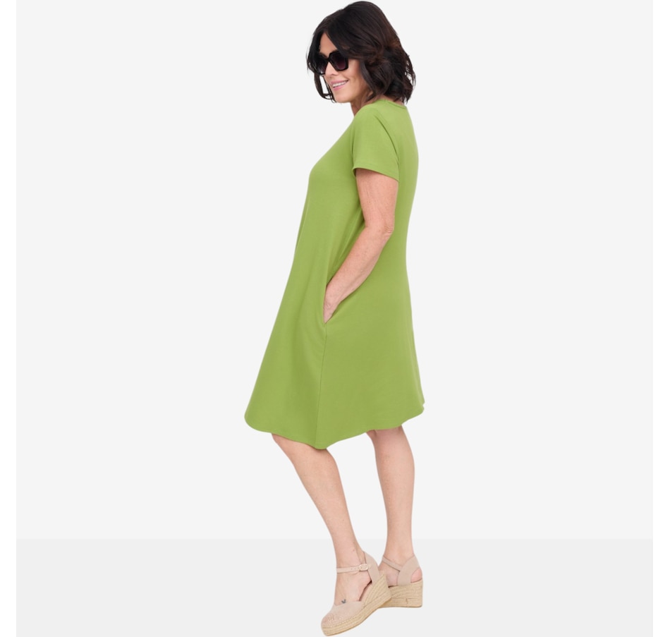 Image 122016_ALTMORE8.jpg, Product 122-016 / Price $79.99, Carrie O Bamboo Cotton Knit Los Cabos Summer Dress with Pockets from Carrie O on TSC.ca's Fashion department