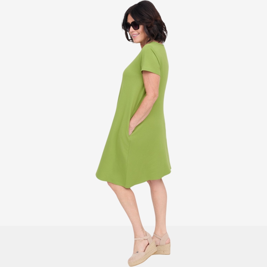 Image 122016_ALTMORE8.jpg, Product 122-016 / Price $49.88, Carrie O Bamboo Cotton Knit Los Cabos Summer Dress with Pockets from Carrie O on TSC.ca's Fashion department