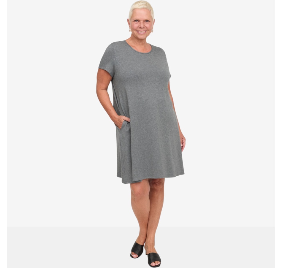 Image 122016_GYG.jpg, Product 122-016 / Price $79.99, Carrie O Bamboo Cotton Knit Los Cabos Summer Dress with Pockets from Carrie O on TSC.ca's Fashion department