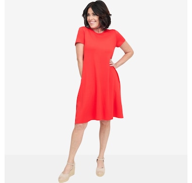 Carrie O Bamboo Cotton Knit Los Cabos Summer Dress with Pockets