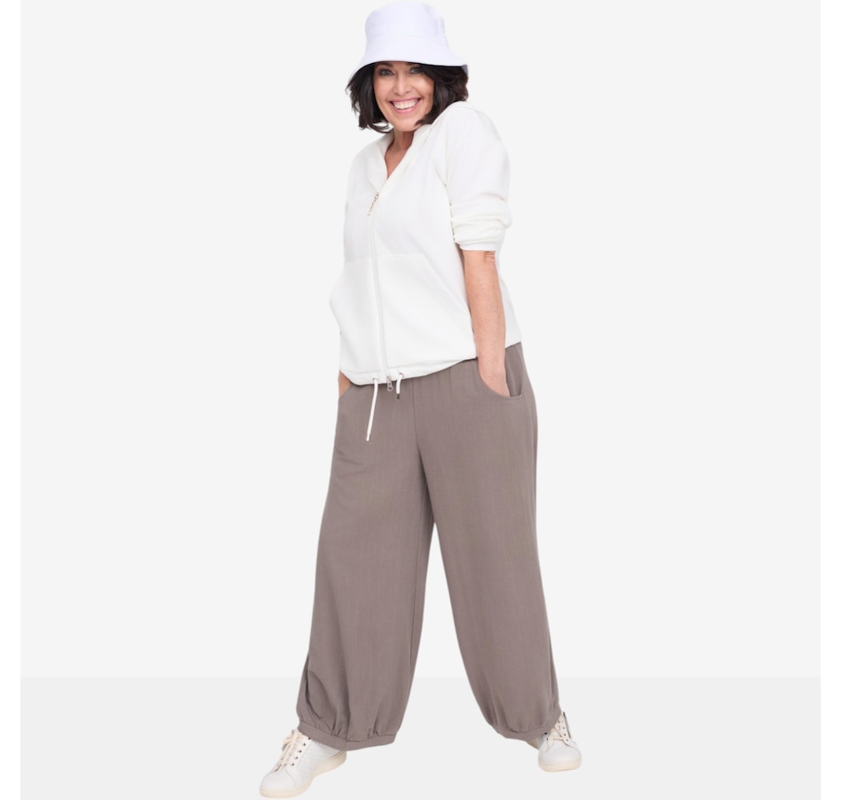Image 122021_ALTMORE1.jpg, Product 122-021 / Price $99.99, Carrie O Linen Blend Pant with Waistband Detail from Carrie O on TSC.ca's Fashion department