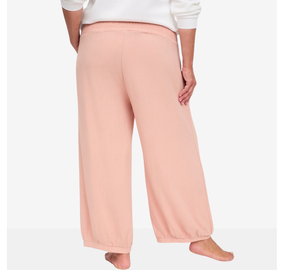 Image 122021_ALTMORE3.jpg, Product 122-021 / Price $99.99, Carrie O Linen Blend Pant with Waistband Detail from Carrie O on TSC.ca's Fashion department