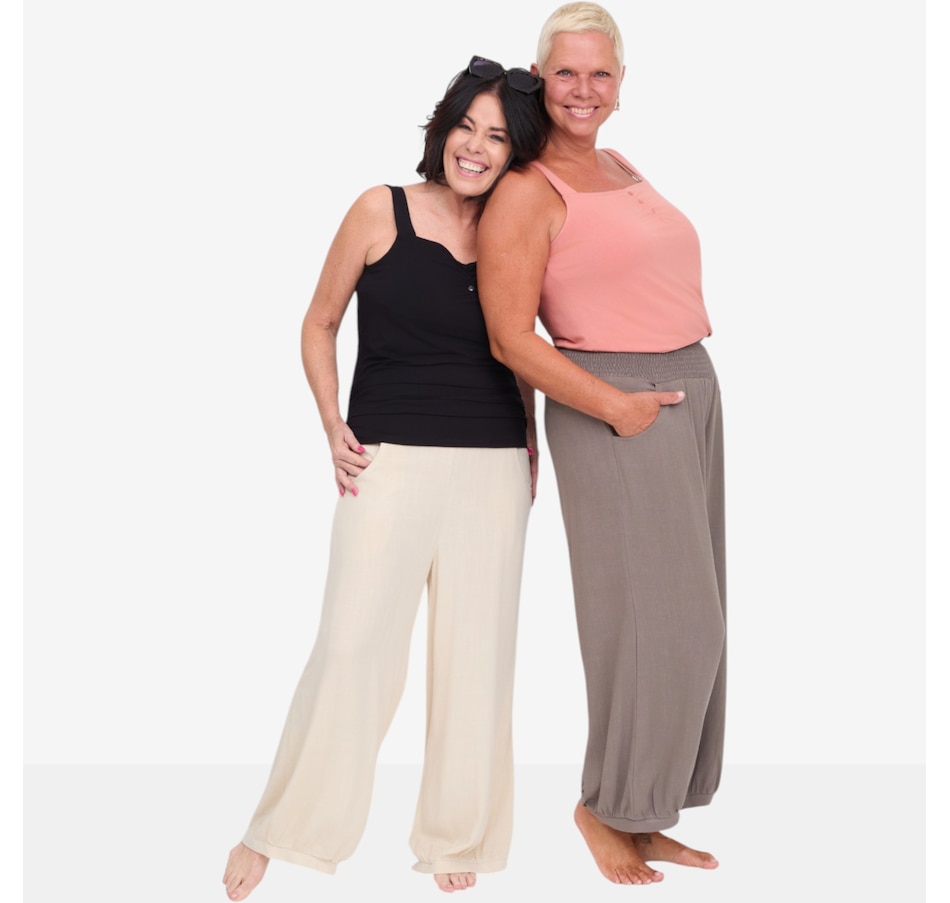 Image 122021_ALTMORE5.jpg, Product 122-021 / Price $99.99, Carrie O Linen Blend Pant with Waistband Detail from Carrie O on TSC.ca's Fashion department