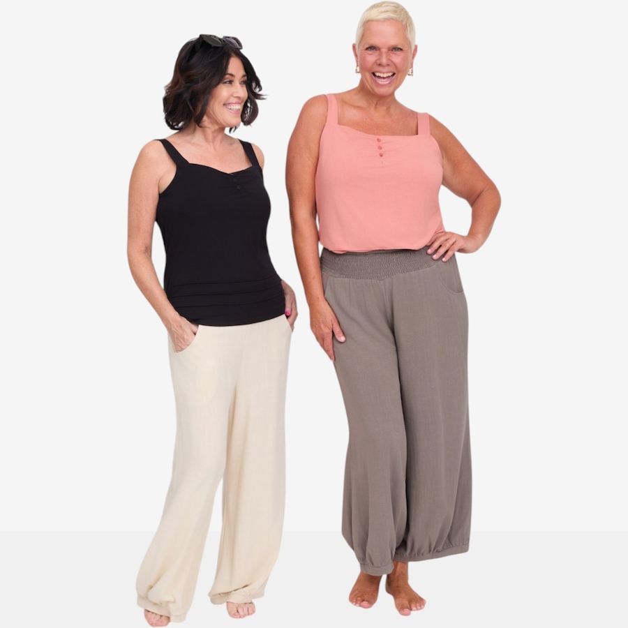 Image 122023_ALTMORE3.jpg, Product 122-023 / Price $79.99, Carrie O Luxe Bamboo Jersey Sleeveless Top with Button Detail from Carrie O on TSC.ca's Fashion department