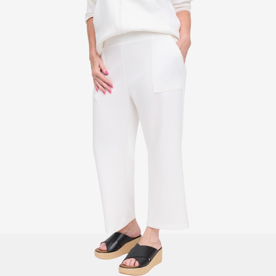 Image 122029_IVR.jpg, Product 122-029 / Price $89.99, Carrie O Super Soft Luxe Scuba Crop Pant from Carrie O on TSC.ca's Fashion department