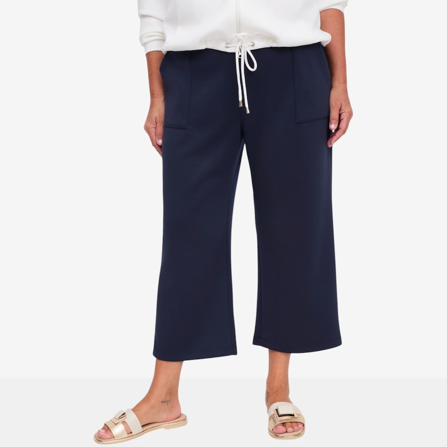 Image 122029_NVY.jpg, Product 122-029 / Price $89.99, Carrie O Super Soft Luxe Scuba Crop Pant from Carrie O on TSC.ca's Fashion department