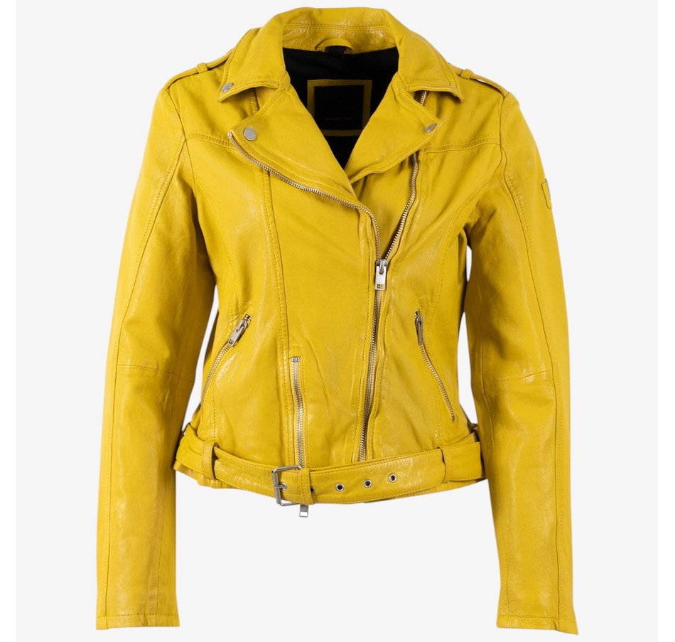 Image 122078_ALTMORE1.jpg, Product 122-078 / Price $358.00, Mauritius Wild Leather Jacket with Zip Off Belt from Mauritius on TSC.ca's Fashion department