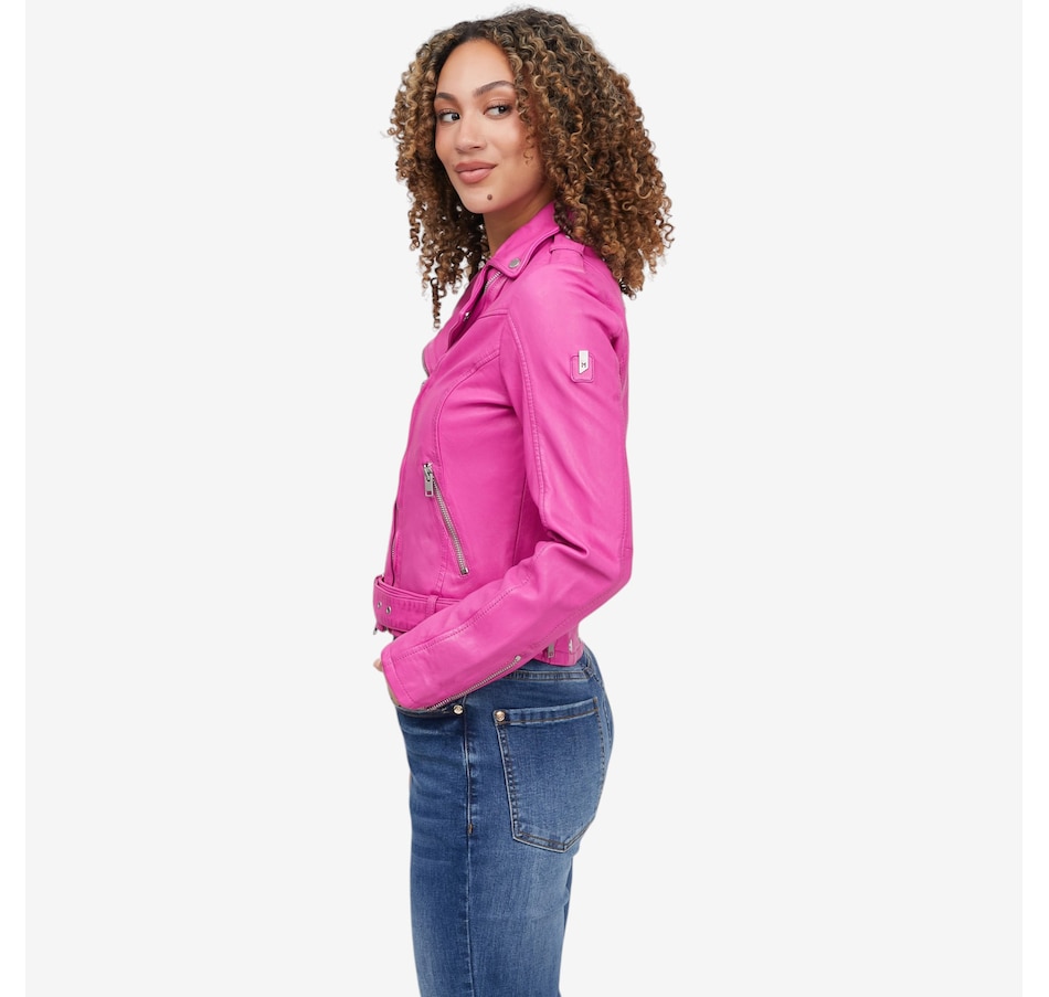 Image 122078_ALTMORE2.jpg, Product 122-078 / Price $358.00, Mauritius Wild Leather Jacket with Zip Off Belt from Mauritius on TSC.ca's Fashion department