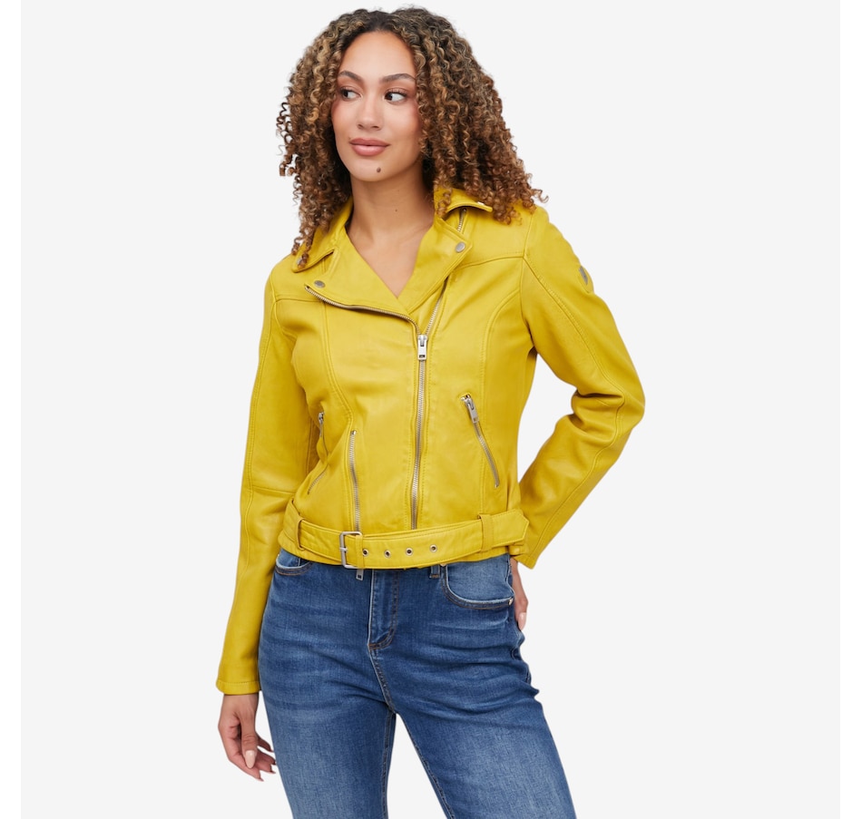 Image 122078_ALTMORE6.jpg, Product 122-078 / Price $358.00, Mauritius Wild Leather Jacket with Zip Off Belt from Mauritius on TSC.ca's Fashion department