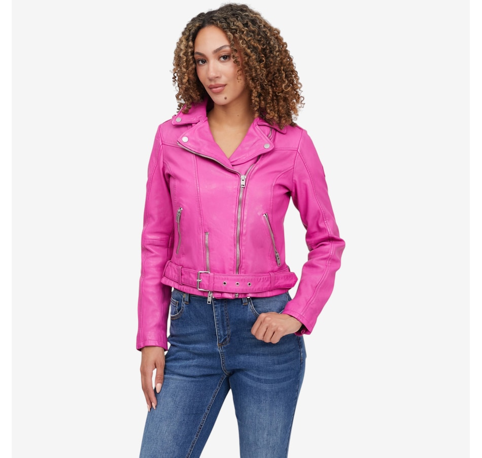 Image 122078_ALTMORE7.jpg, Product 122-078 / Price $358.00, Mauritius Wild Leather Jacket with Zip Off Belt from Mauritius on TSC.ca's Fashion department