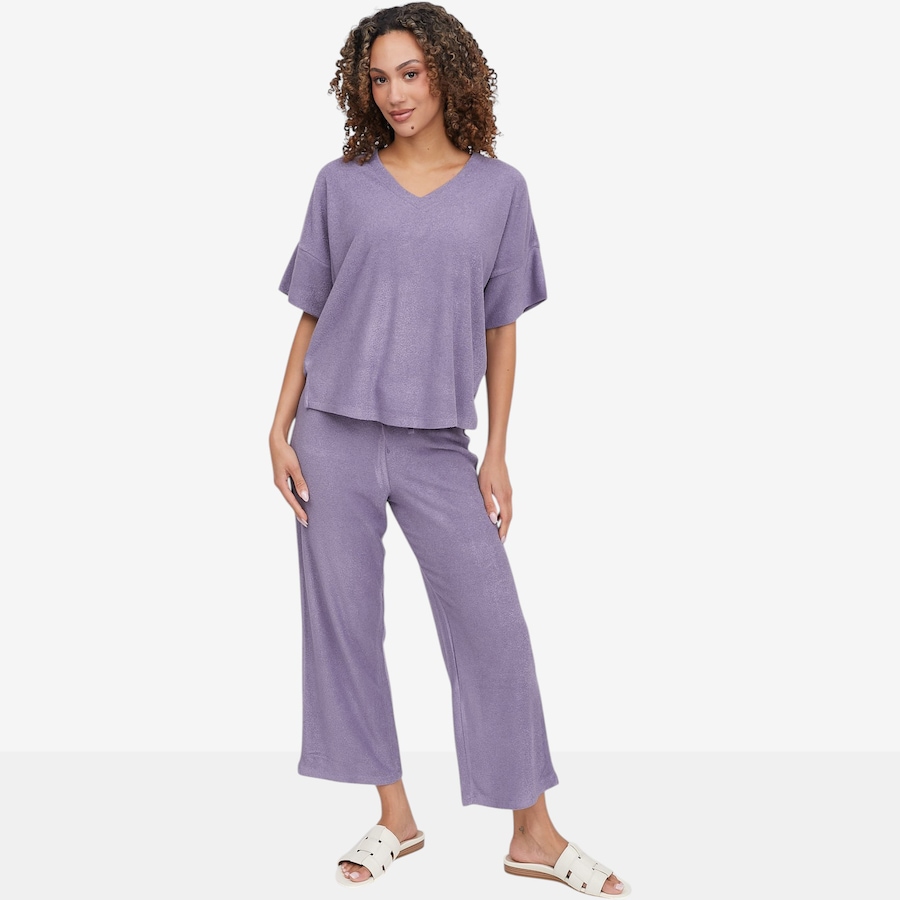 Image 122089_SLAPE.jpg, Product 122-089 / Price $39.33, N Natori Terry Lounge V-Neck Top and Pant Set from N Natori on TSC.ca's Fashion department