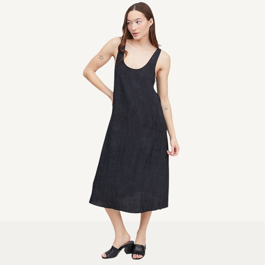 Image 122090_BLK.jpg, Product 122-090 / Price $39.33, N Natori Terra Foil Crinkle Scoop Neck Dress from N Natori on TSC.ca's Fashion department