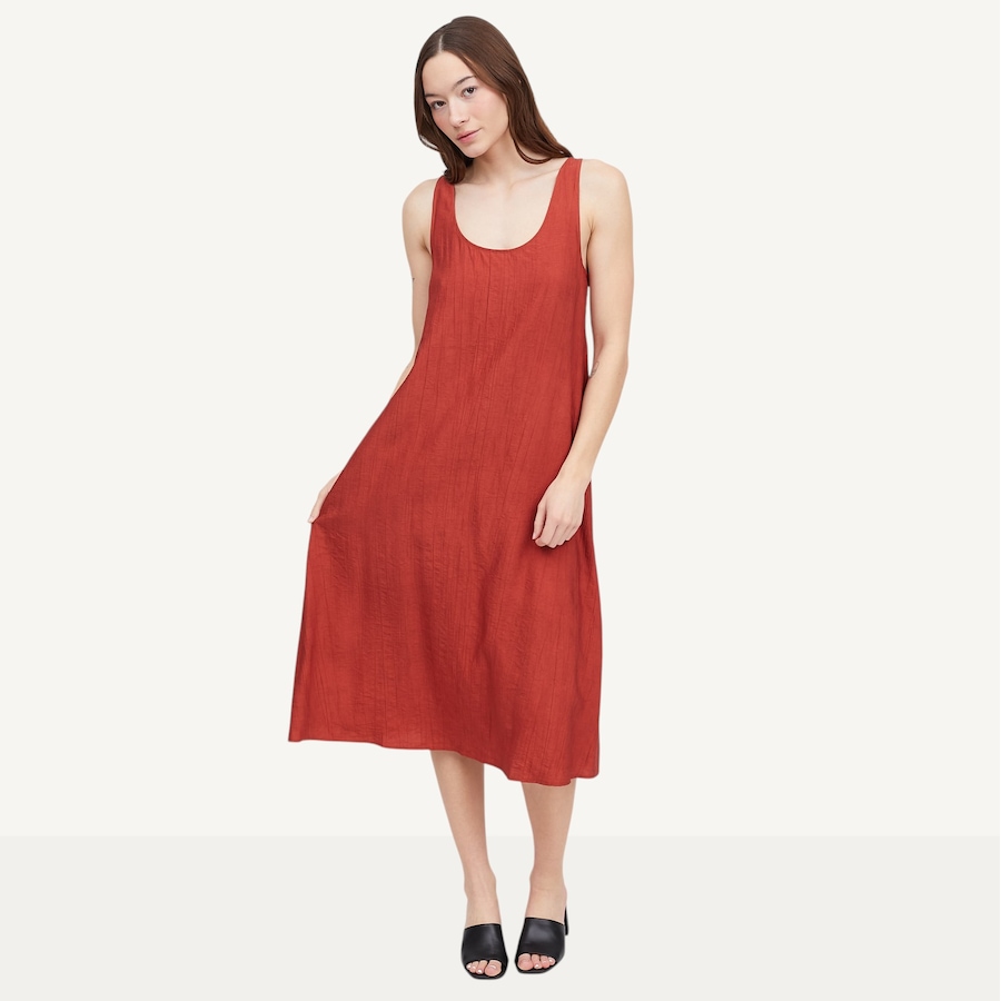 Image 122090_BRI.jpg, Product 122-090 / Price $39.33, N Natori Terra Foil Crinkle Scoop Neck Dress from N Natori on TSC.ca's Fashion department