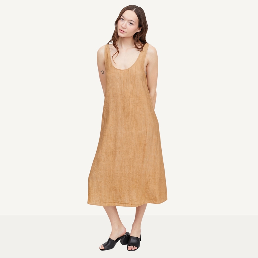 Image 122090_CAVCY.jpg, Product 122-090 / Price $39.33, N Natori Terra Foil Crinkle Scoop Neck Dress from N Natori on TSC.ca's Fashion department
