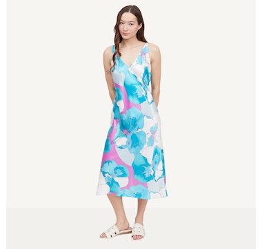 N Natori Floria Printed Satin Gown